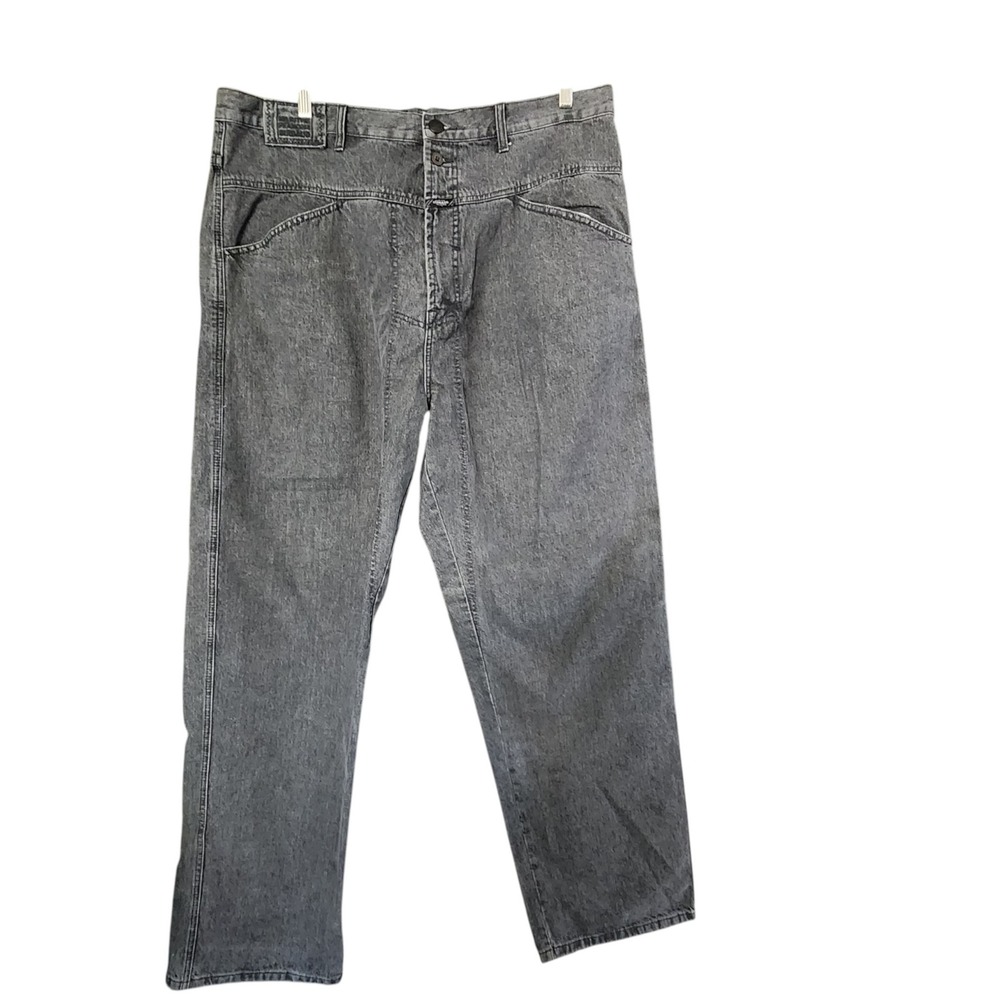Marithe Francois Girbaud Carpenter Jeans Mens 40x34 Black Denim Vintage Y2K